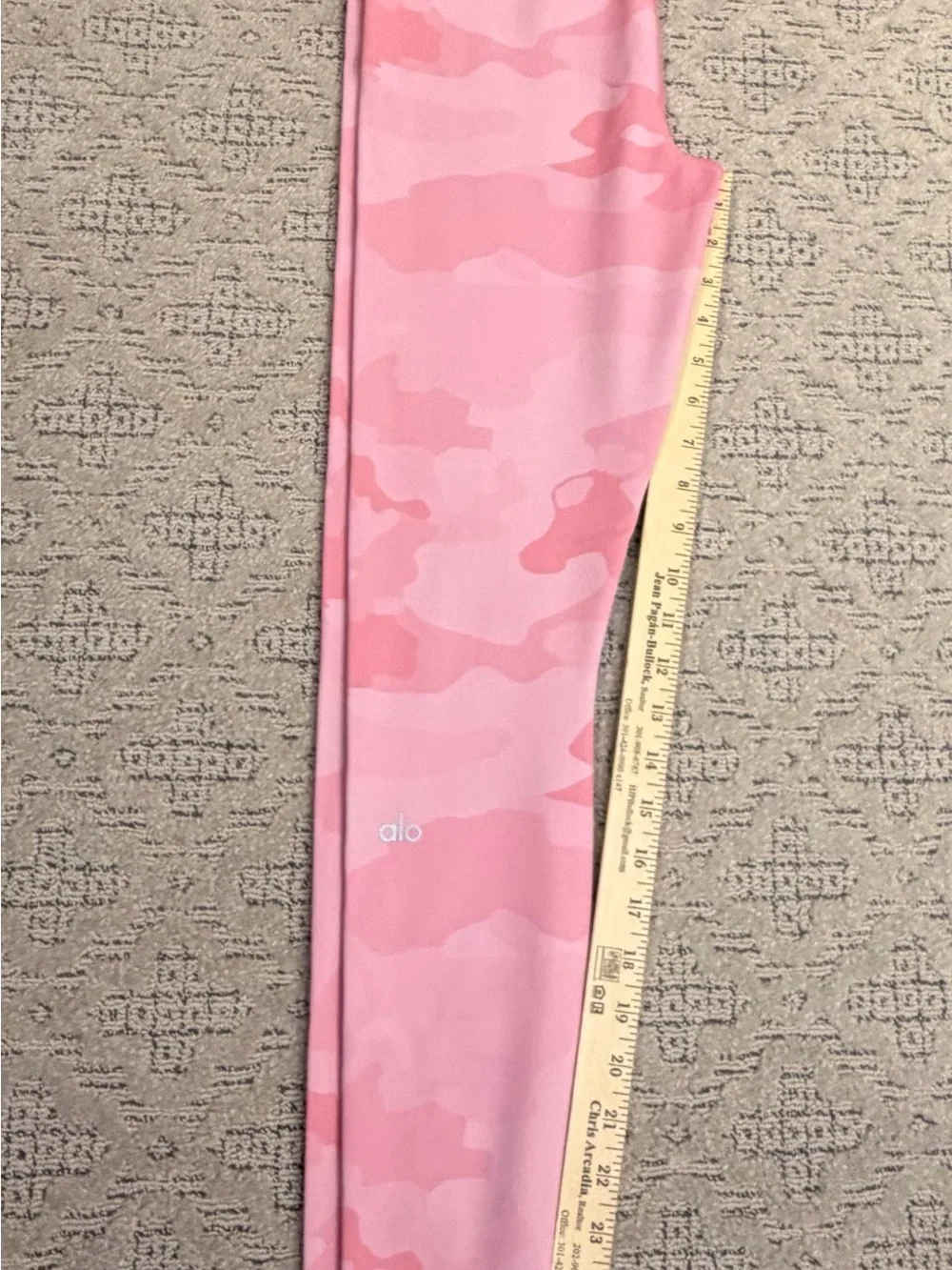 ALO Yoga Pink Camo High-Rise Leggings